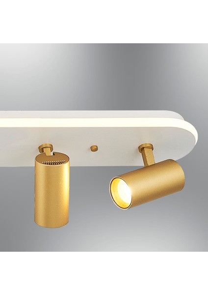 4156-2-01 Flush 2'li Spot Armatür Beyaz