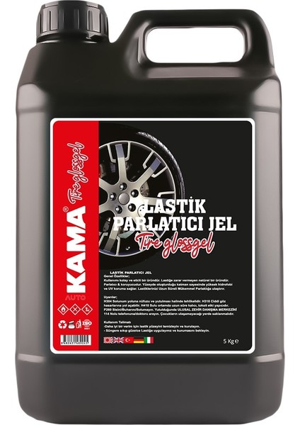 Auto Kama Lastik Parlatıcı Jel (Tıre Glossgel) 5 Litre