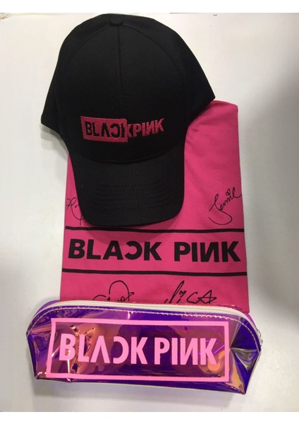 Blackpink T-Shirt Şapka Kalemlik Kombin