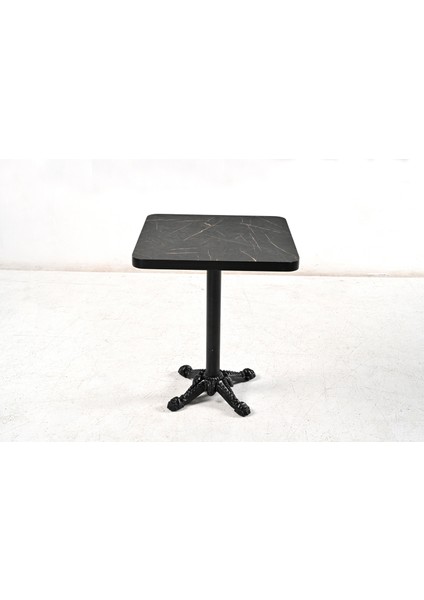 Cafe Siyah Mermer Masa