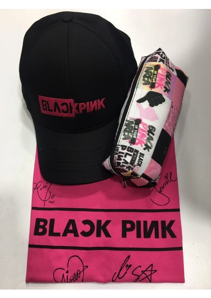 Blackpink T-Shirt Şapka Kalemlik Kombin