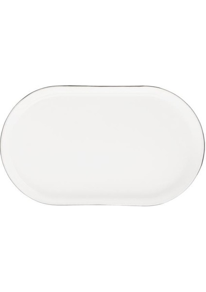 Elegant Siyah Kayık Tabak 25cm