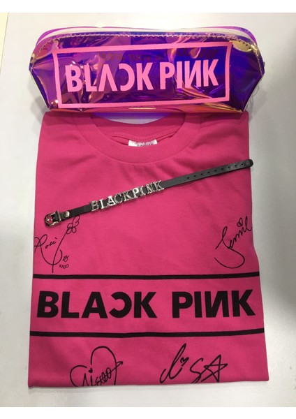 Blackpink T-Shirt Kalemlik Bileklik Kombin