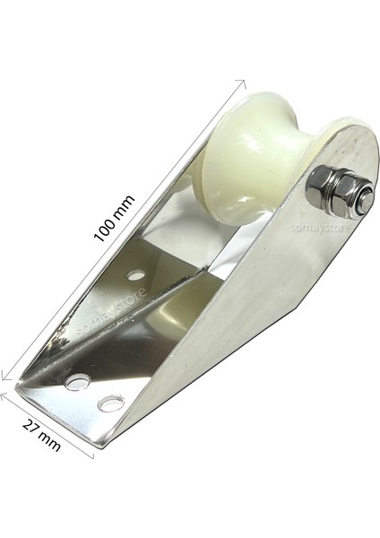Tekne Burun Baş Makarası Paslanmaz 27x100mm Max 10mm Halat fiyatları