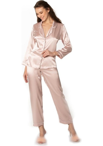 1200 Kadın Saten Pijama Takımı