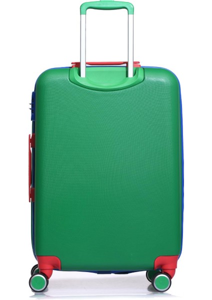 14BNT700-Set Yeşil Unisex 3 Lü Set Bavul
