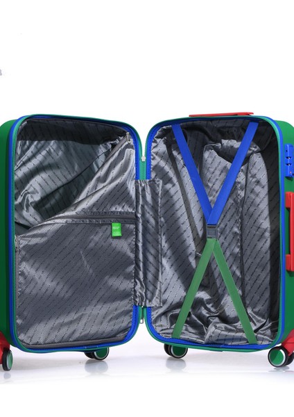 14BNT700-Set Yeşil Unisex 3 Lü Set Bavul