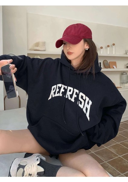 Kadın Refrfsh Baskılı Sweatshirt