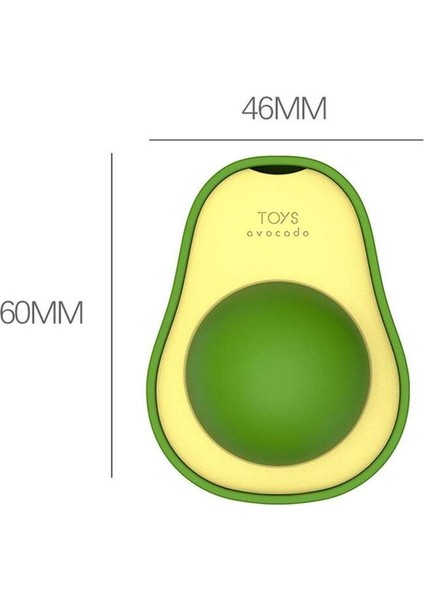Catnipli Yenilebilir Kedi Nanesi Otu Oyun Topu Oyuncağı Top Oyuncak Kedi Yalama Topu Avokado