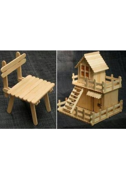 Natural Dil Çubuğu Geniş Ahşap Abeslang 50'li Paket