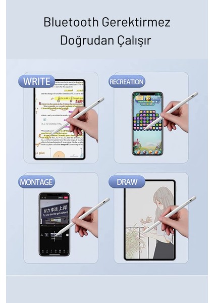 Samsung Akıllı Telefon ve Tablet Için Stylus Kalem