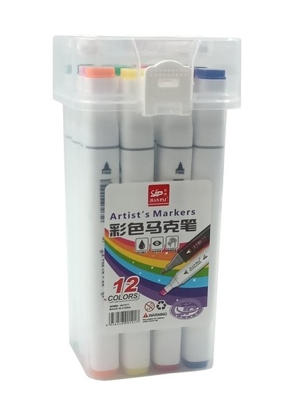 Silky Touch Marker 12 Adet Kutulu Kalem Seti