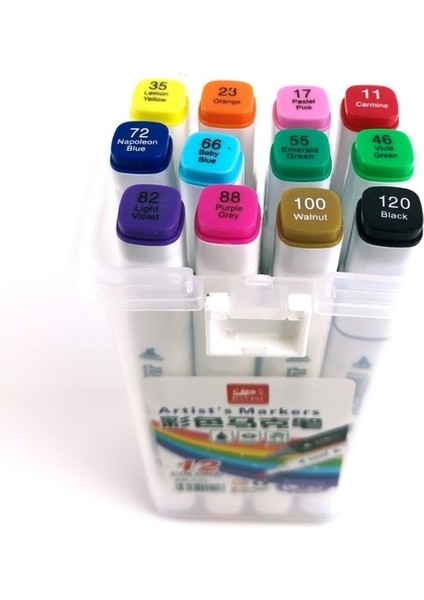 Silky Touch Marker 12 Adet Kutulu Kalem Seti
