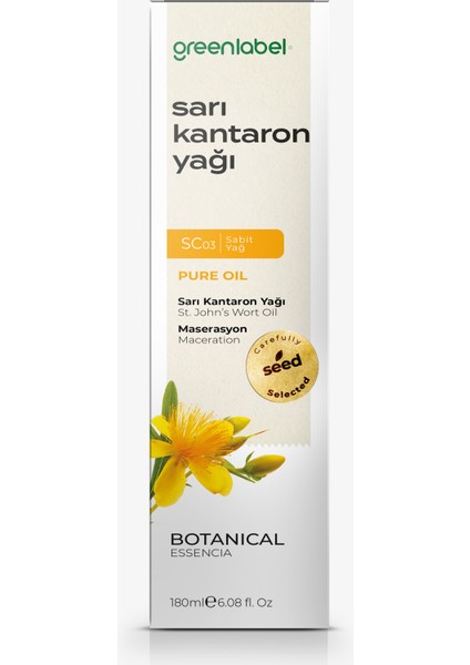 Greenlabel Sarı Kantaron Yağı 50ML.