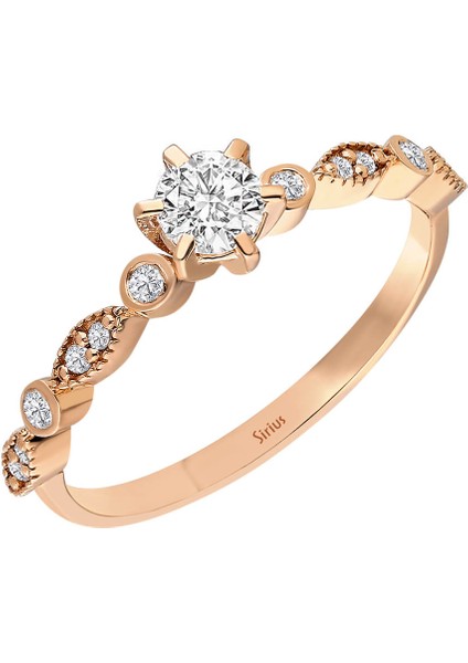 0,35 Karat Pırlanta Inanna Yüzük 0447R0043