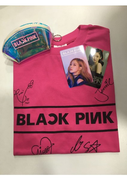 Blackpink T-Shirt Cüzdan Sticker Kombin