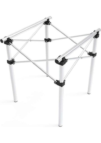 Katlanabilir Alüminyum Küçük Boy Kamp ve Piknik Masası Gri modelleri