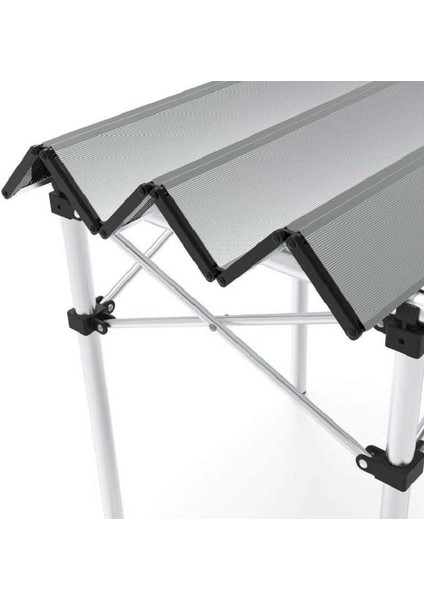 Katlanabilir Alüminyum Küçük Boy Kamp ve Piknik Masası Gri fırsatları