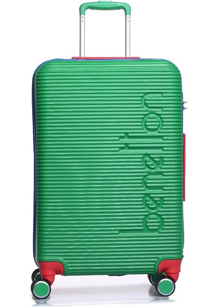 14BNT500-Set Yeşil Unisex 3 Lü Set Bavul