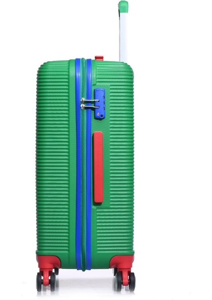 14BNT500-Set Yeşil Unisex 3 Lü Set Bavul