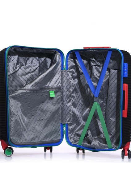 14BNT500-Set Siyah Unisex 3 Lü Set Bavul indirimleri