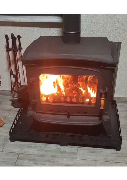 FS*032YK Altara Lüx 3 Camlı Yan Kapaklı Şömine Soba