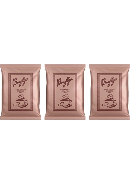 Orta Kavrulmuş Mehşur Denizli Brezilya Türk Kahvesi 100 gr x 3'lü Paket