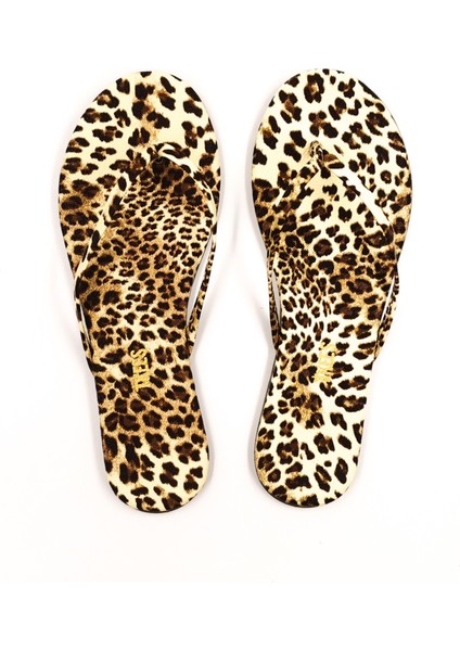 Klasik Kadın Leopar Parmak Arası Terlik fırsatları