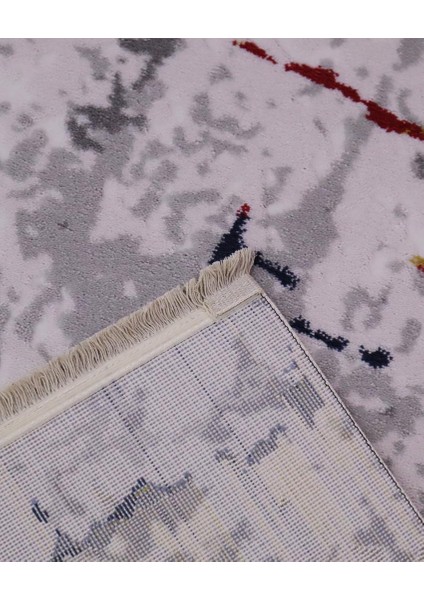 Ipek Mekik Halı Lapena Gri Beyaz Karışık Desenli Halı fırsatları