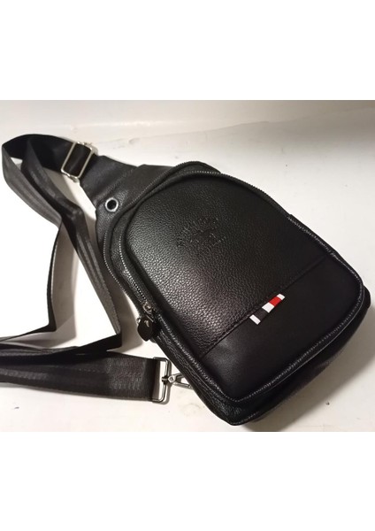 Gerçek Deri Kalitesinde Ultra Lüks Çapraz Çanta Pu Deri Sağ Sol Askılı Çift Taraflı Kullanılabilir