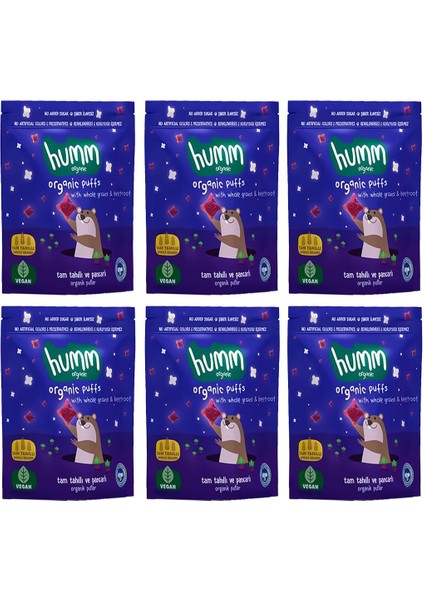 Organik Tam Tahıllı & Pancarlı Puflar 6 x 30 gr fiyatları