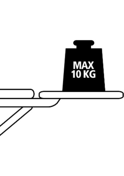 124x45cm (C) Buhar Kazanı Standlı Denım Black Desenli Ütü Masası - Ssuh fırsatları