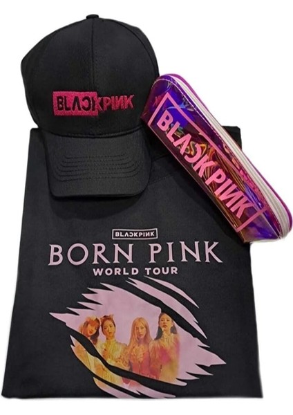 Blackpınk T -Shirt Şapka Kalemlik Kombin