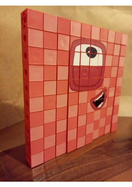 Number Blocks One Hundred Matematik Eğitici Küp Sanpcubes 2 cm Numberblocks (Sınırlı Sayıda)