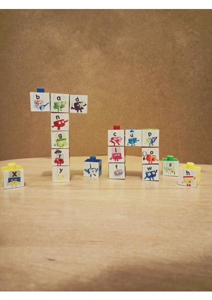 Alphablocks Alfabe Numberblocks Geçmeli Birim Küp LEGO Snapcubes fiyatları