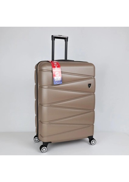 Yefa Dayanıklı Unisex 4 Tekerlekli Büyük Boy Plastik Valiz