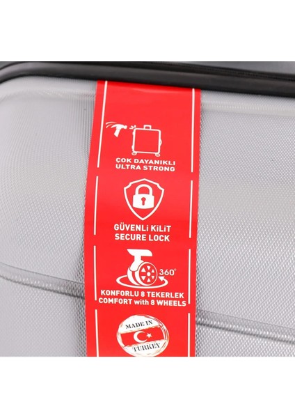 Yefa Dayanıklı Unisex 4 Tekerlekli Orta Boy Plastik Valiz modelleri