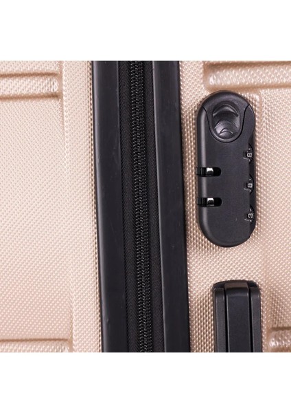 Yefa Dayanıklı Unisex 4 Tekerlekli Orta Boy Plastik Valiz modelleri