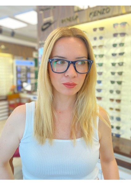 Lacivert Wayfarer Unisex Polo Exchange Mavi Işık Koruyucu Gözlük fırsatları