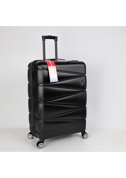 Yefa Dayanıklı Unisex 4 Tekerlekli Plastik Kabin Boy Valiz