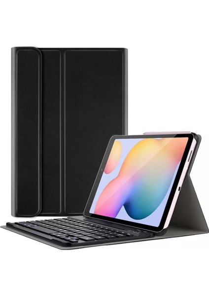Samsung Galaxy Tab A SM-T290 Uyumlu Kablosuz Klavyeli Standlı Kılıf