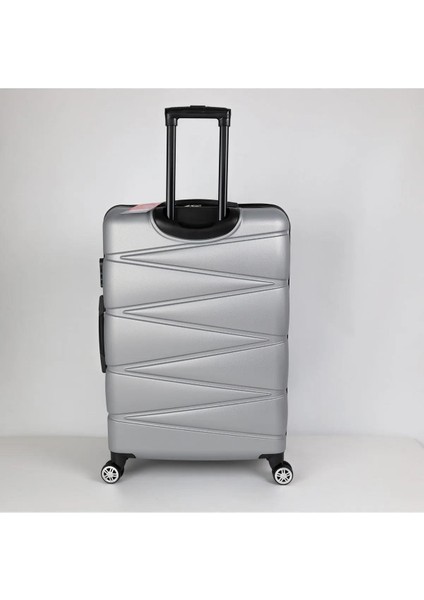 Yefa Dayanıklı Unisex 4 Tekerlekli Büyük Boy Plastik Valiz