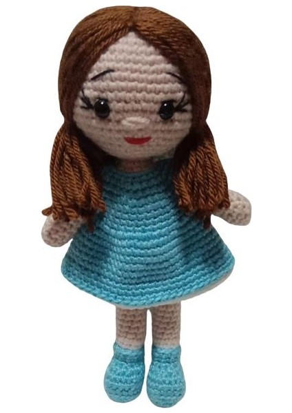 Minyatür Sultan Bebek Amigurumi Organik Oyuncak
