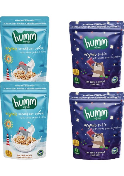 Tam Tahıllı & Ballı Organik Gevrek 2 x 80 gr & Organik Pancarlı Puflar 2 x 30 gr fiyatları