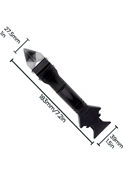 3'ü 1 Arada Fayans Derz Dolgu Kazıyıcı Sıyırıcı Silikon Sökücü ve Uygulayıcı Aparatı