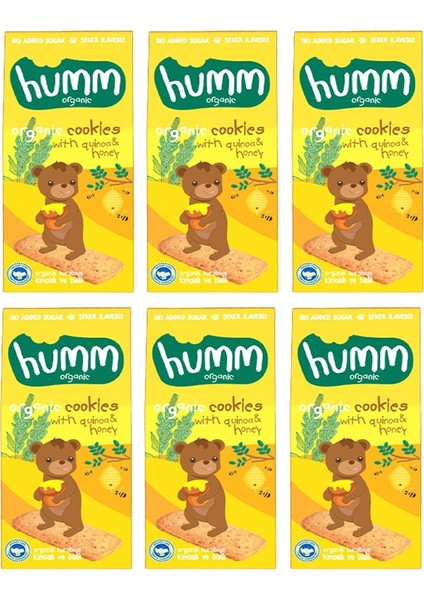 Organik Kinoalı Ballı Kurabiye 6 x 55 gr fiyatları