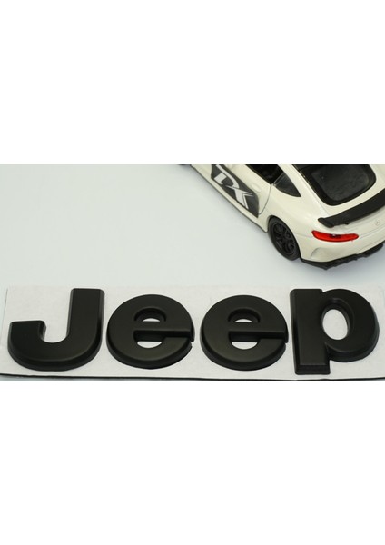 Jeep Kaput Bagaj 3m 3D Siyah Metal Logo Amblem Arma fırsatları