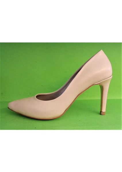 Nish N4292 Kadın Hakiki Deri Kasik Stiletto Ayakkabı