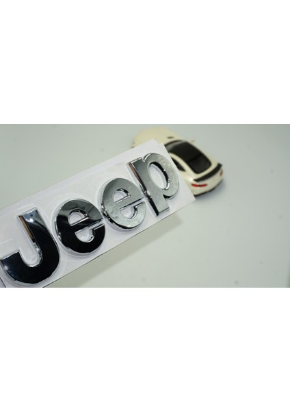 Jeep Kaput Bagaj 3m 3D Krom Metal Logo Amblem Arma
