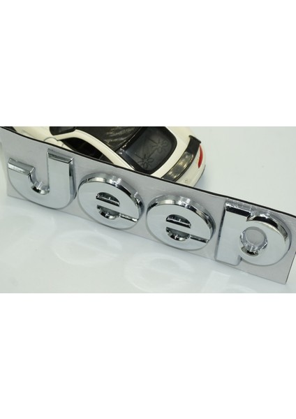 Jeep Kaput Bagaj 3m 3D Krom Metal Logo Amblem Arma modelleri